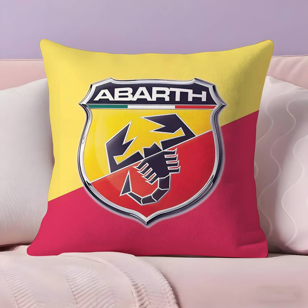 A-Abarth Scorpion Pillow Case Ultra Soft Skin Friendly Fabric Cloud Like Comfort & Concealed Zipper