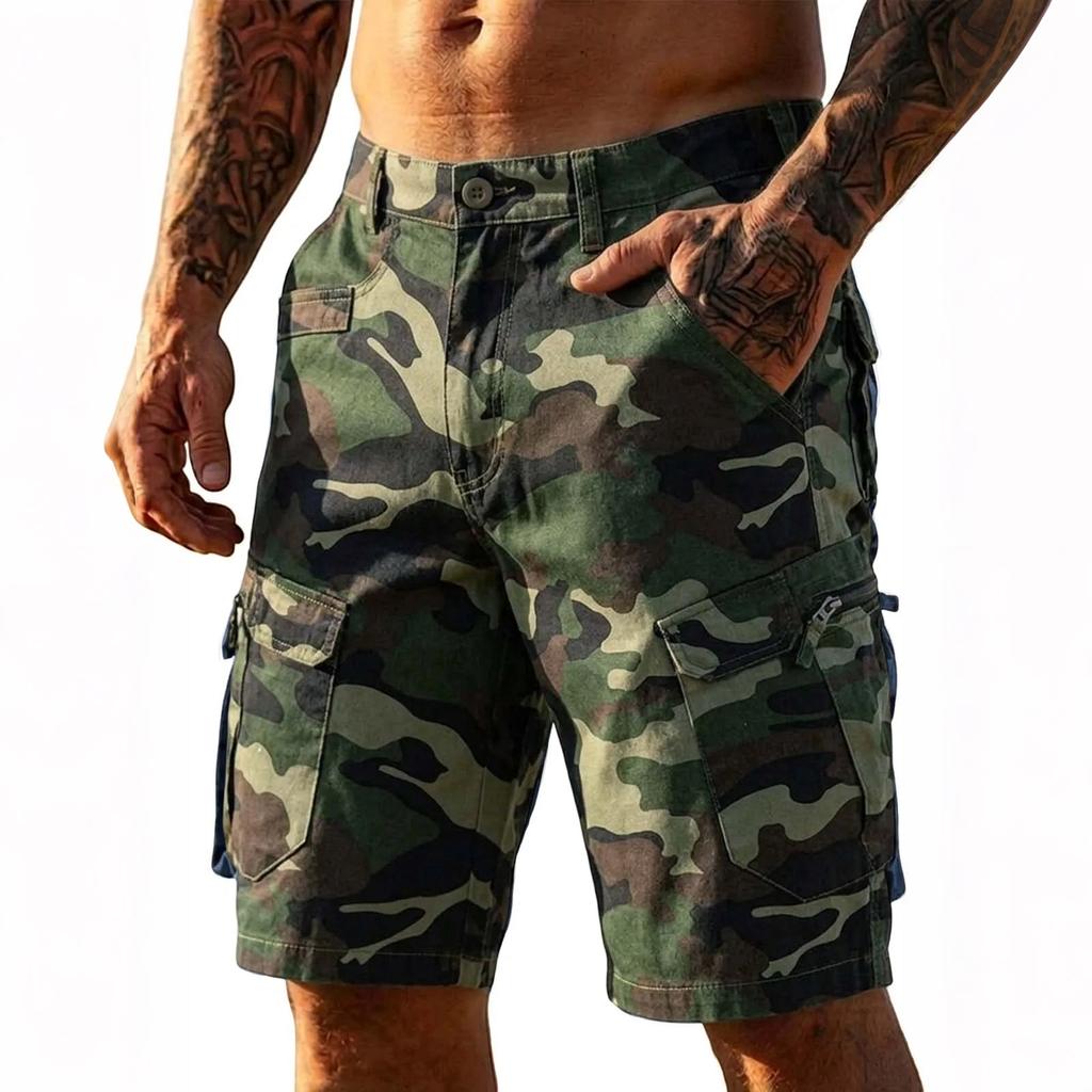 Pantaloncini Cargo da Uomo Design Multi Tasche per Attività all'Aperto pantaloncini da palestra uomo pantaloncini da basket uomo pantaloncini sportivi uomo pantaloncini da allenamento uomo