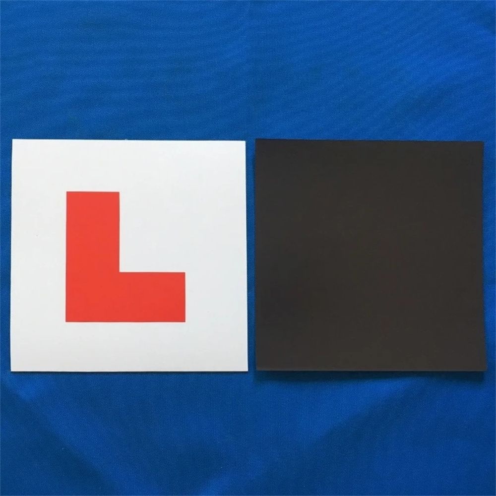 Red Learner Plate Sticker Magnetic L Plates New Drivers Stickers Car Stickers Car Learner Sign