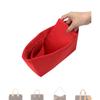 ArcDiary with Bottom Zipper Waterproof Easy To Universal Suitable for Storage Satin Inner Bag Organizer Bag-in-Bag Organizer, Lightweight, Plate,