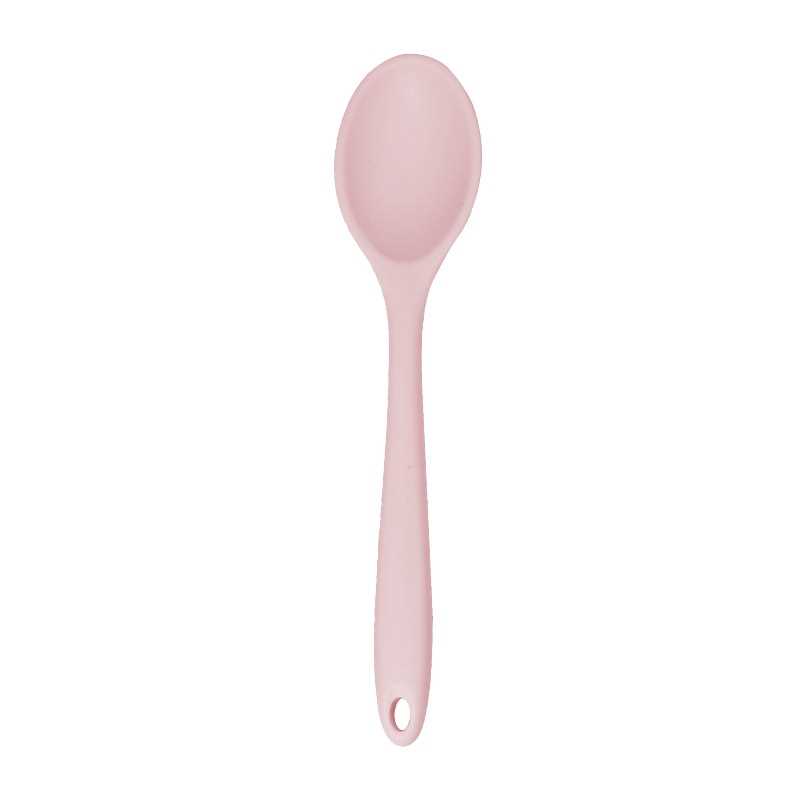 Silicone Spoon Mixing Soup Spoons Kitchen Mixing Ladle Cooking Utensils Kitchenware Tool for Stirring and Serving