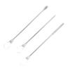 3Pcs Professional Nail Art Stirring Rod Spatula Set Stainless Steel Needle Stick Nail   Tools