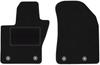 Black Front Floor Mats For: Jeep Compass II MP SUV (2017-)