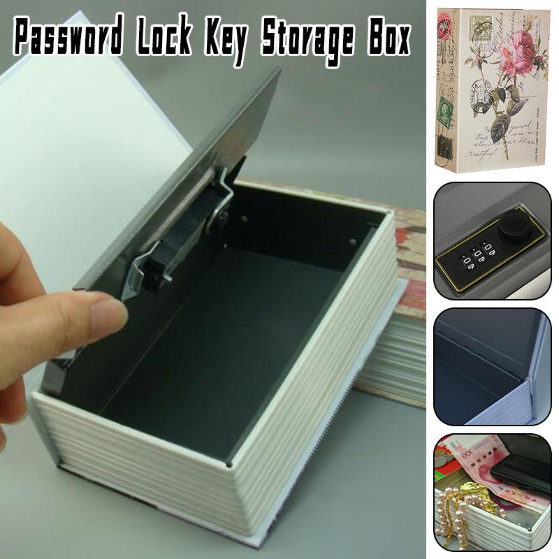 Money Safe Book Key Lock Money Cash Box Safe Box with Lock Certificate Key Locker Book Kid Gift Book Hidden Secret Home Decor