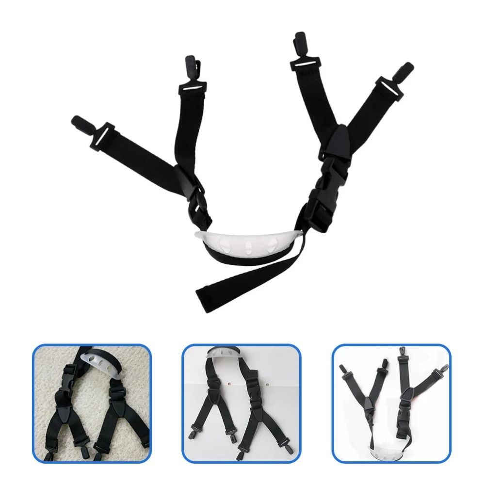 Wear-resistant Helmet Buckle Quick Release Helmet Chin Strap Hard Hats Chin Strap  with Chin Cup