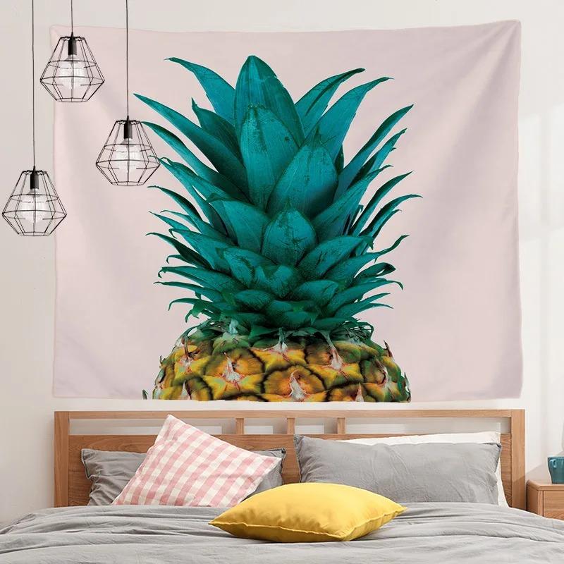Tropical Plant Cartoon Flamingo Pattern Hanging Cloth Home Wall Decoration Tapestry Bedroom Living Room Tapestry