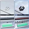 For Leapmotor B10 C10 C11 C16 Blackened Car Emblem Letter Sticker Black Warrior Exterior Modification Accessories