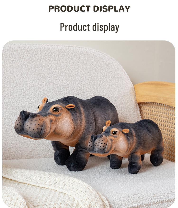 Hippo Plush Toy: Cute Children's Zoo Souvenir
