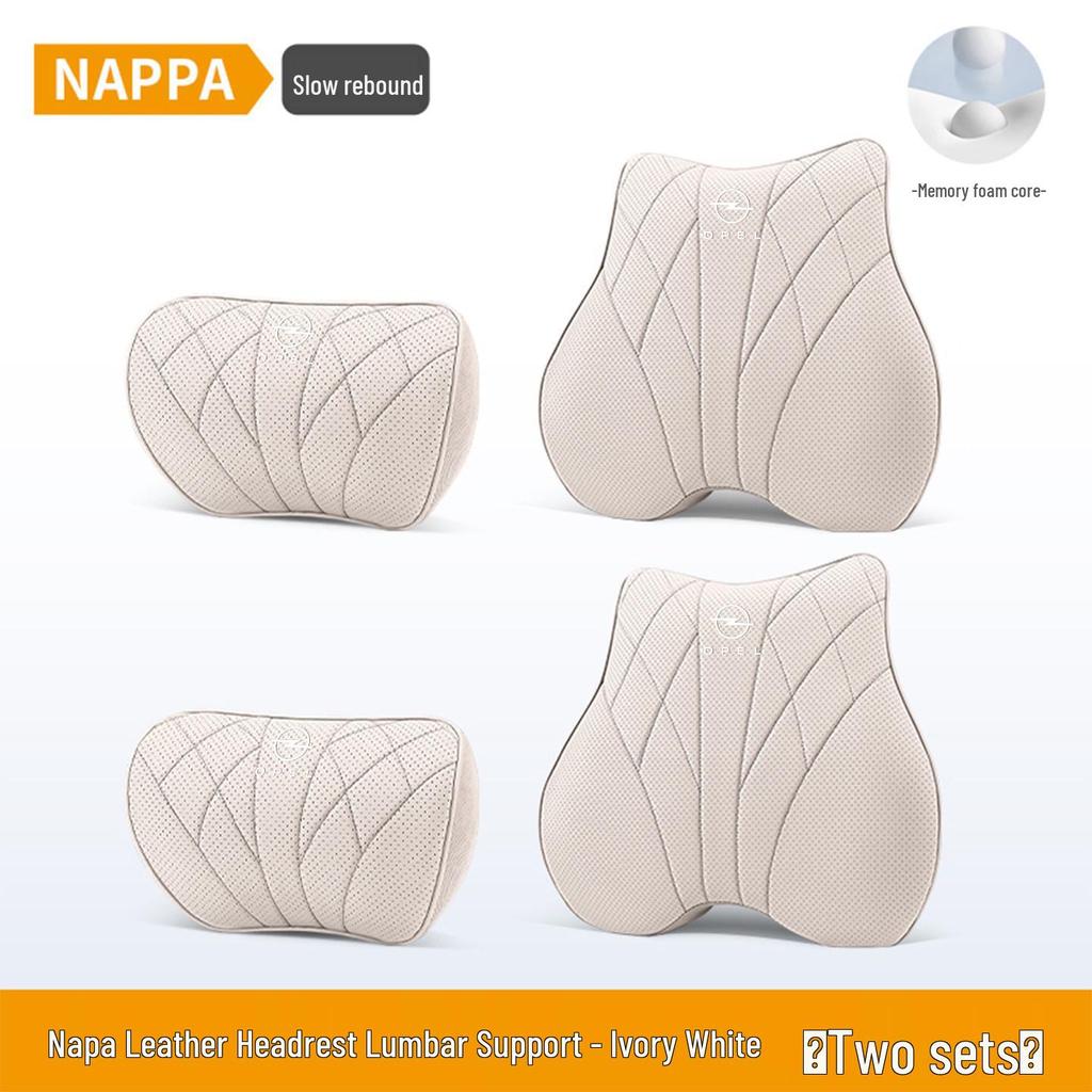 Opel Car Headrest Memory Foam Neck Pillow for Astra, Insignia, Vivaro, Zafira, Antara