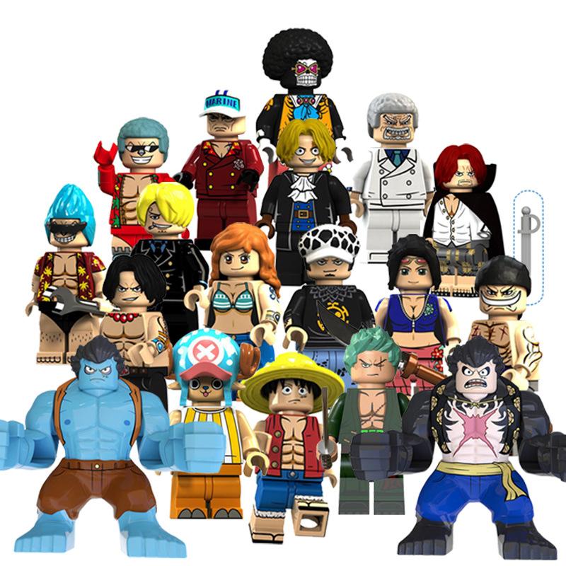 Mattoncini per Costruzioni Minifigure Pirata Edizione One Piece 14/15