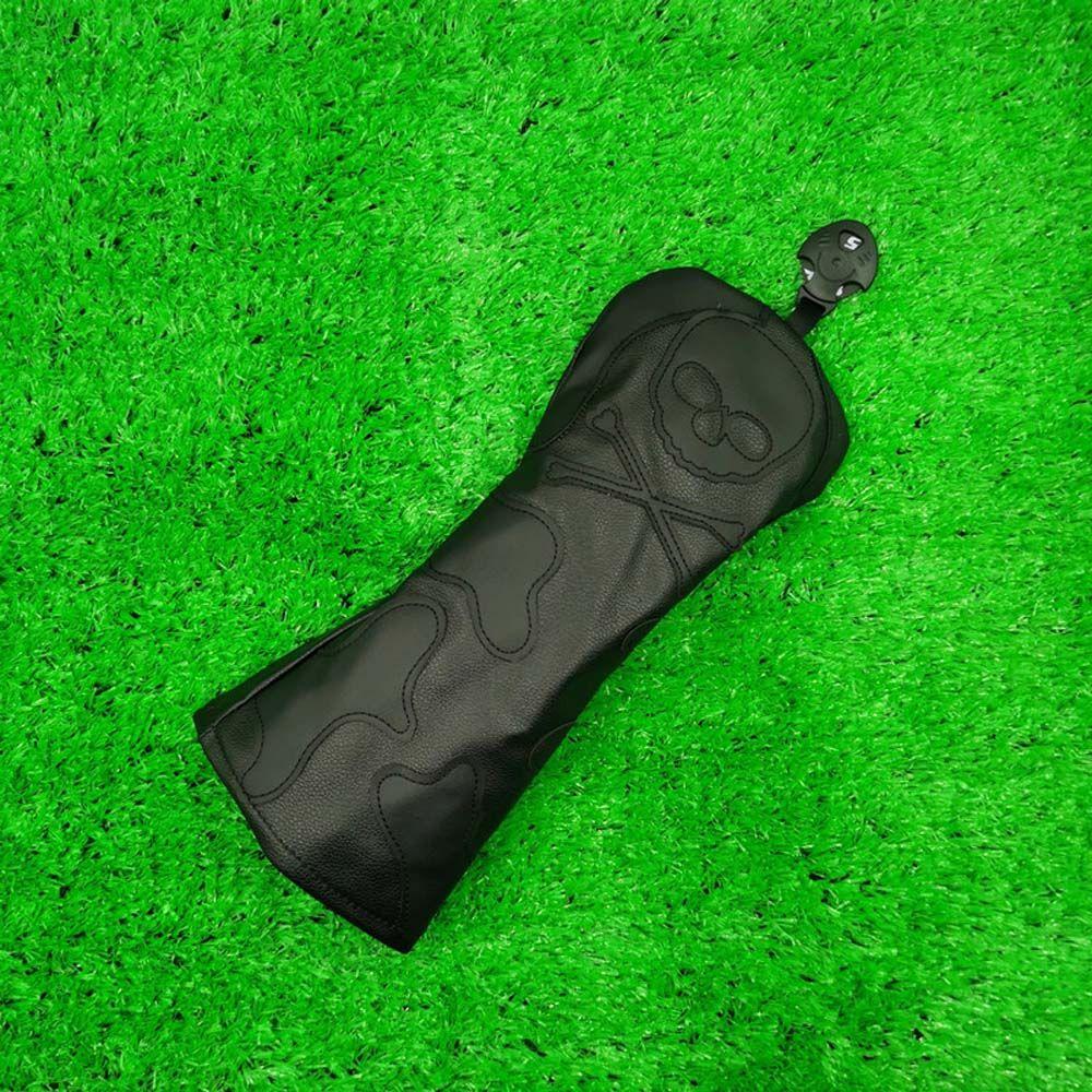 Putter PU Leather Club Head Protector Skull Golf Putter Cover Golf Club Headcover Golf Head Covers