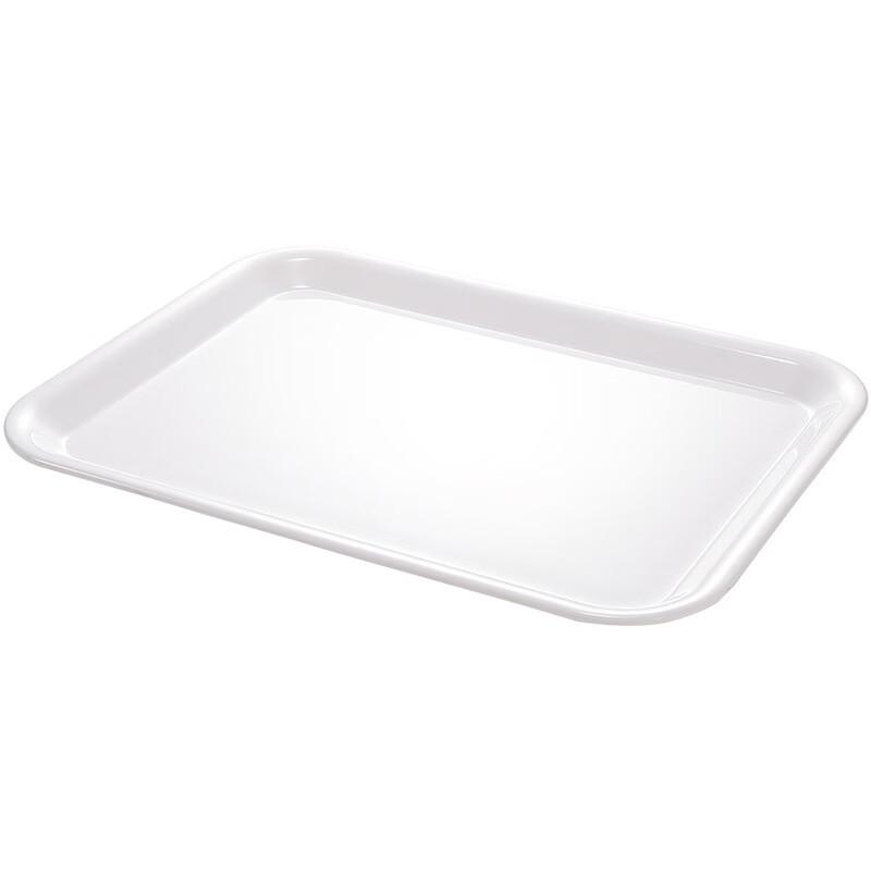 ZISIZ Melamine Rectangular Fast Food Tray