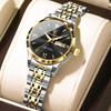 504 Luxury Alloy Case Stainless Steel Strap Waterproof Luminous Lady Watch