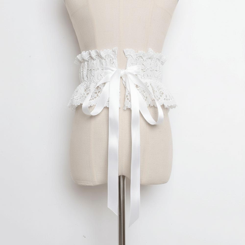 Elastic Bowknot Cinch Belt Elegant Dress Waistband Versatile Waist Corset  for Women