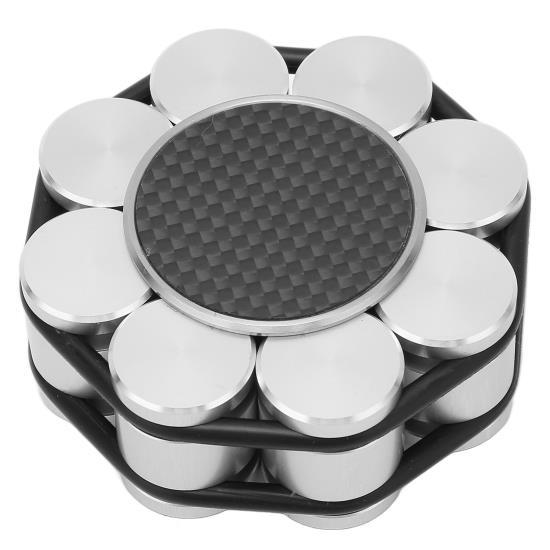 

Стабилизатор поворотного стола с зажимом рекордного веса и силиконовым дном для гашения вибраций