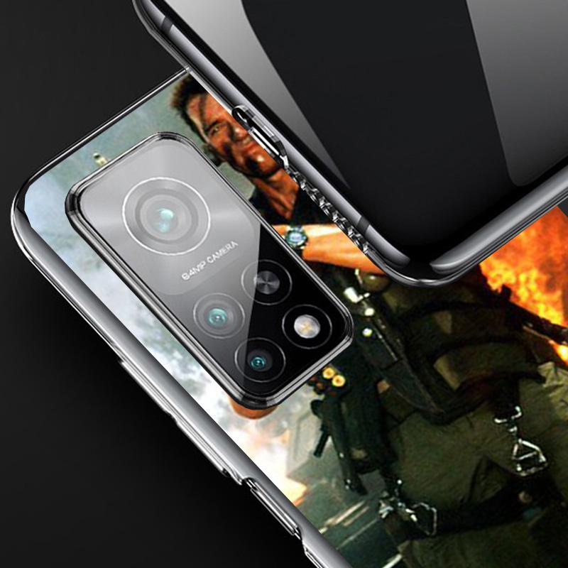 Arnold Schwarzenegger Terminator Phone Case For Xiaomi Redmi Note 15 14 13 12S 12 11 Pro Plus 14S 11S 11E 10 10S 11T 5G Personal