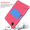 Shockproof Silicone Case With Kickstand IPad Air 4 10.9 Inch 2020 Full Coverage Dual-Tone Design Sleep/Wake Support