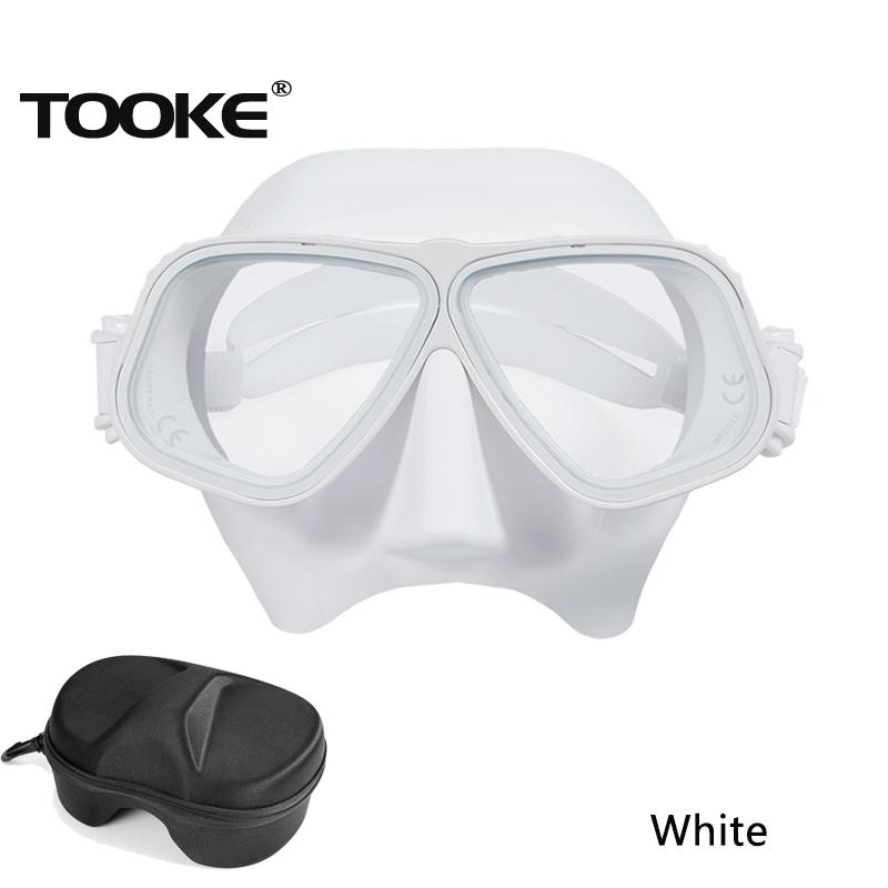 Apollo Similar Alloy Frame Free Diving Masks Can Equipped Myopia Mask Eyeglasses Low Volume 65cc Scuba Mask Snorkeling Wet Tube