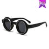 Modieuze unisex retro zonnebril met dubbele cirkel