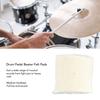 2PCS Felt Material Drum Pedal Beater Lightweight Design Percussion Accessory  For Drummers
