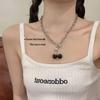 2024 Vintage Double-Layer Pearl Necklace with Heart Pendant