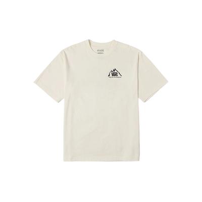 Vans SS25 Berg Outdoor Feuchtigkeitstransport Lässig Mode Bequem Kurzarm T-Shirt Unisex Oberteile Off-White VN000JQPC9F