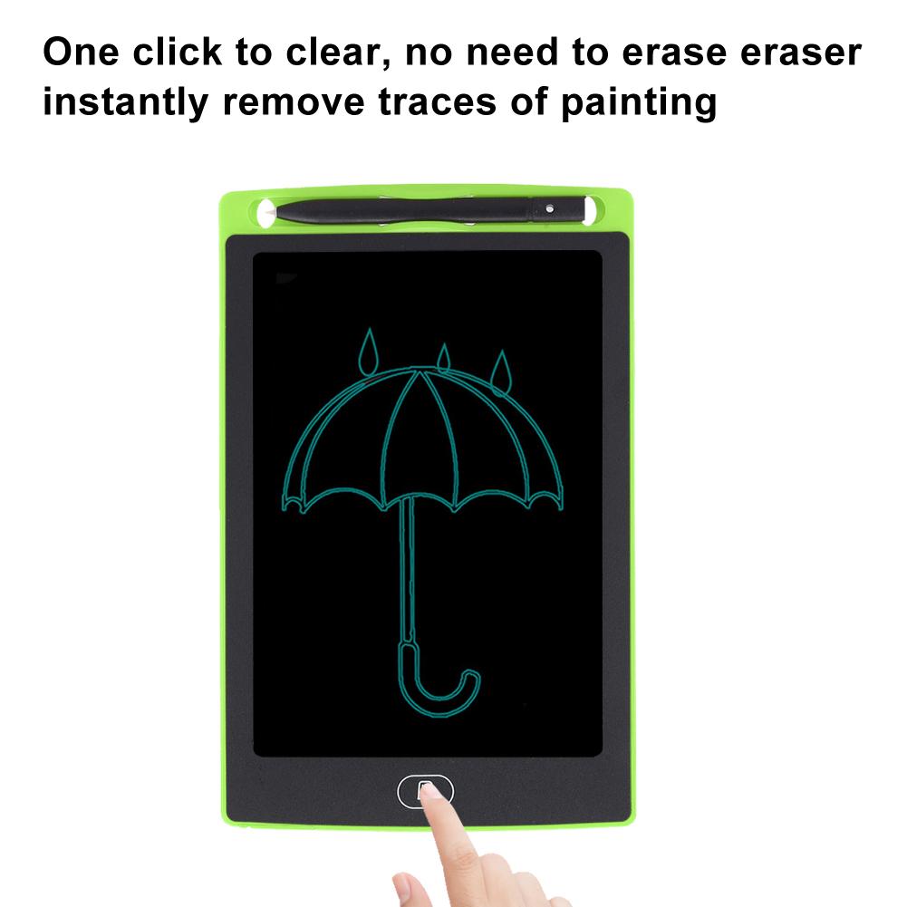 8,5-Zoll LCD Schreibtafel Kinder Smart Graffiti Zeichenbrett Monochrom Handschrift