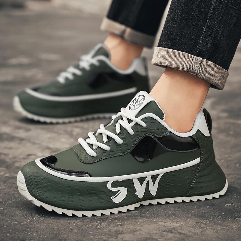 Spring Autumn New Men's Classic Sneakers Fashion Trend Youth Casual Shoes Outdoor Breathable Thick Bottom Sports Running Shoes