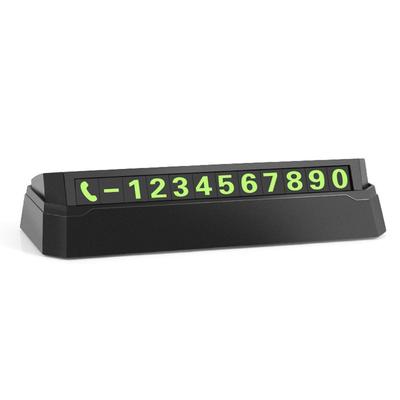 Creative Hidden Phone Number Plate Auto Sticker Parking Card Car Stop Sign Temporary
