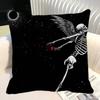Simple Skull Love Married In Love Pillow Case Square Pillow Bedroom Sofa Leisure Comfort Cushion Car Home Decoration