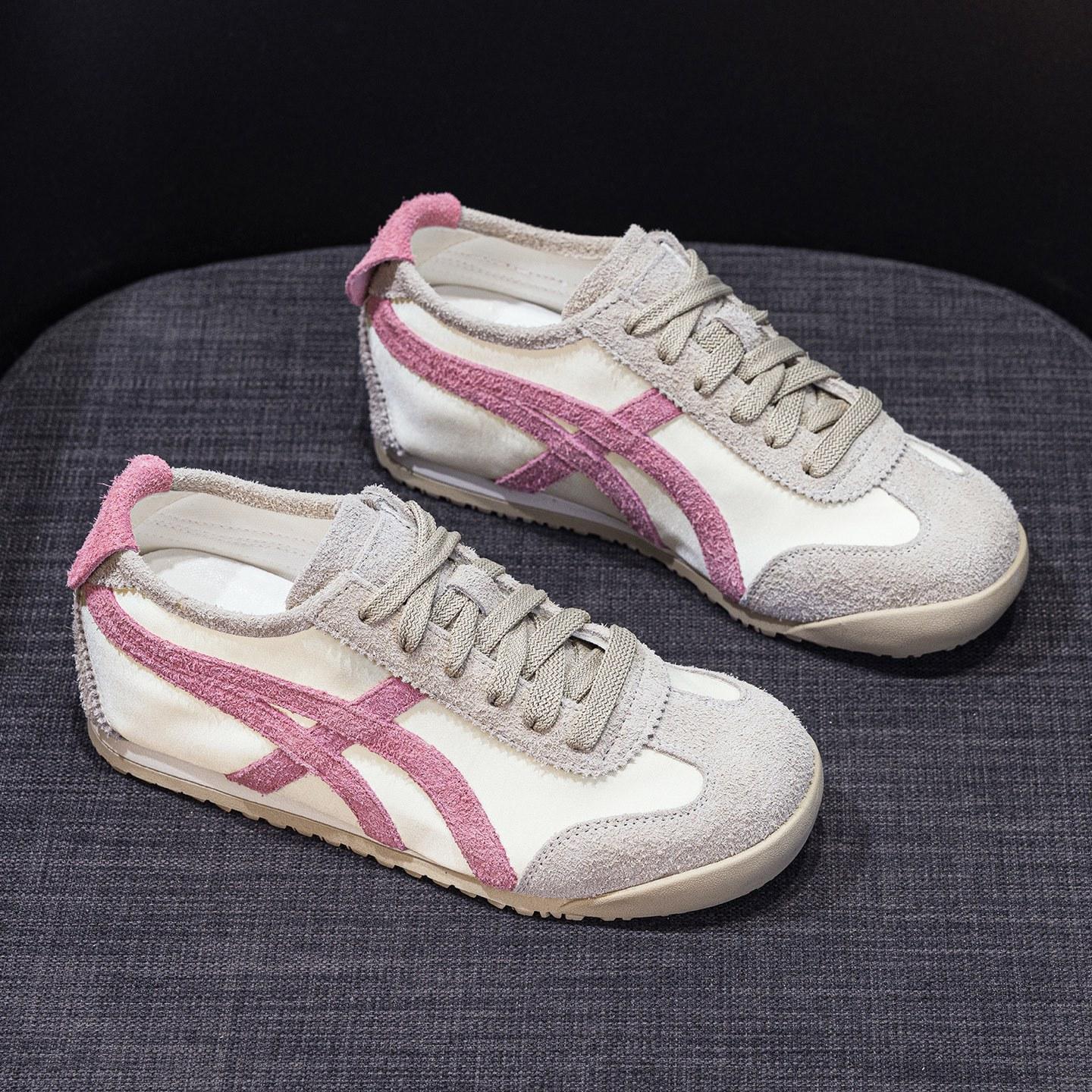 

2025 новые кроссовки для немецких тренировок с внутренней платформой, женские дышащие новые простые и универсальные повседневные кроссовки, женские кроссовки на толстой подошве в стиле Форреста Гампа 40