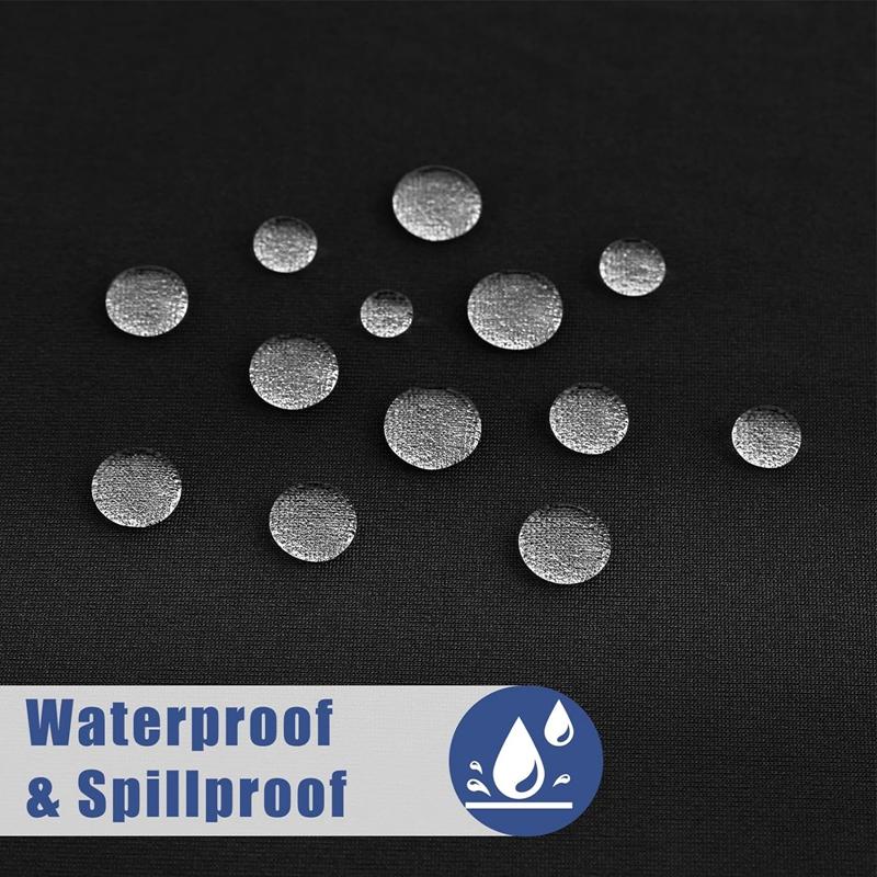 Elastic Fitted Fabric Rectangle Table Cloth Folding Tables Washable Picnic Camping Indoor & Outdoor Table Slipcover