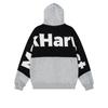 Designer Color Block Hoodie Mens Streetwear Letter Patch Embroidery Loose Zip Up Sweatshirt