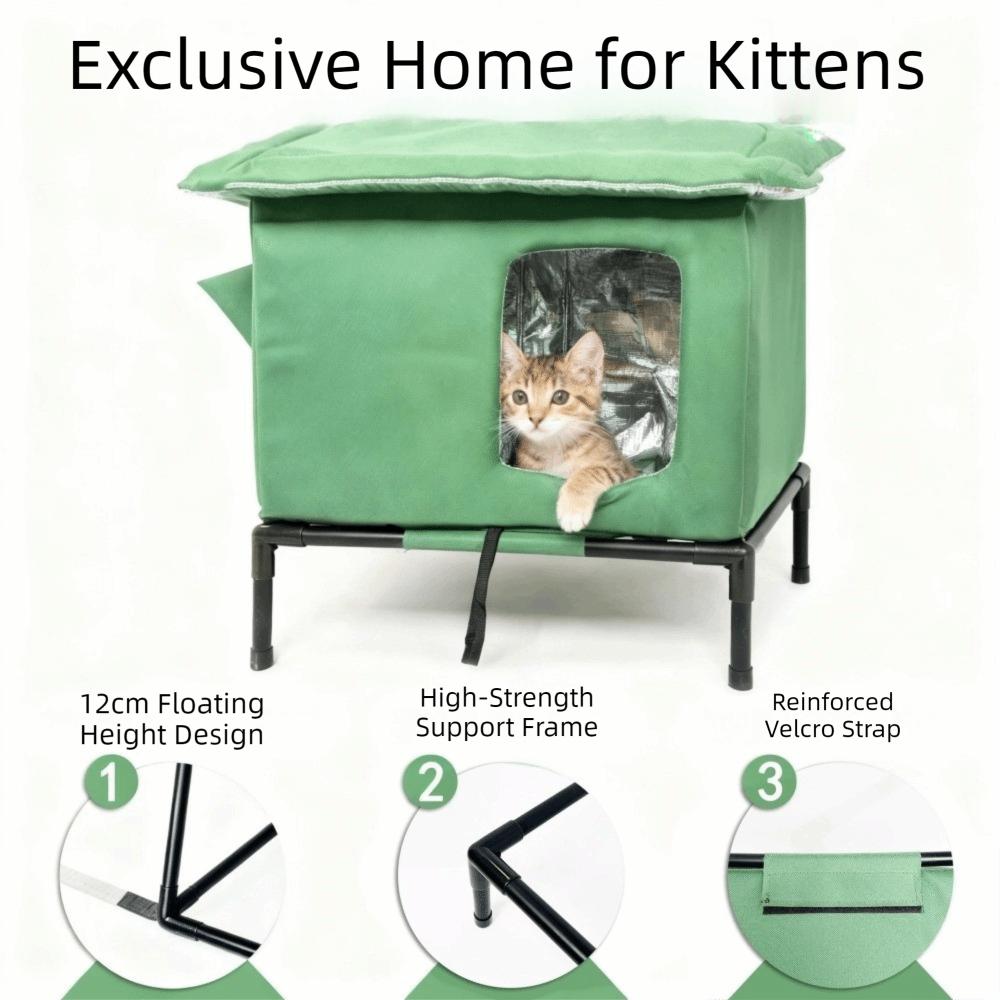 Warm Cooling Dog Cave Folding Feral Cat Shelter Cat Nest Cave Pet Condos  Beach