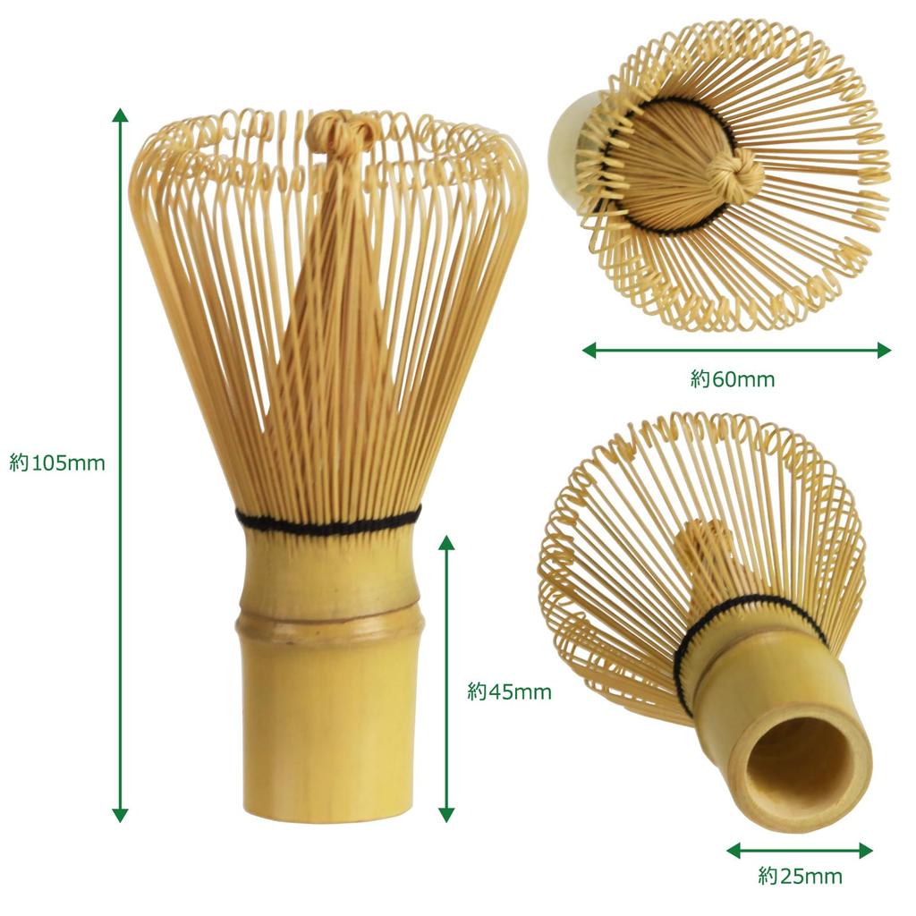 Morikuru Bamboo Tea Whisk for Tea Matcha Tea Ceremony Tool (80-prong) Ceremony, Powder, TK02-02