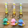 Cute Soft Silicone Dinosaur Keychain Perfect For Birthdays And Graduations