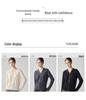 Lekasha Women's Cashmere Lace-Trim V-Neck Cardigan Sweater