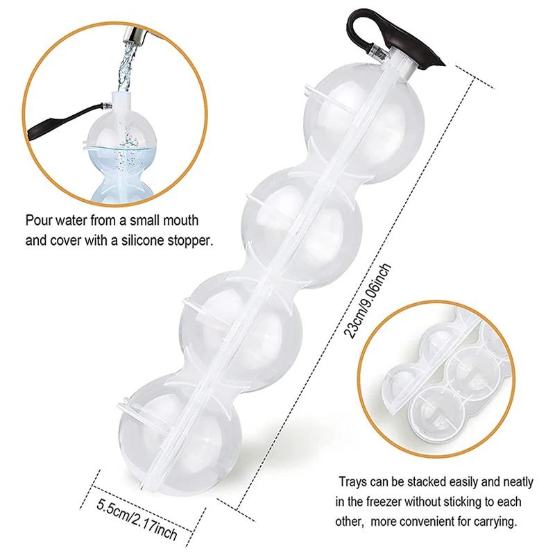 Whiskey Sipping Silicone Ice Cube Mold Cooler Whisky Cocktail Wine Drink Bar Wine Cooler Reusable Ice Cube Maker Bar Party Tools