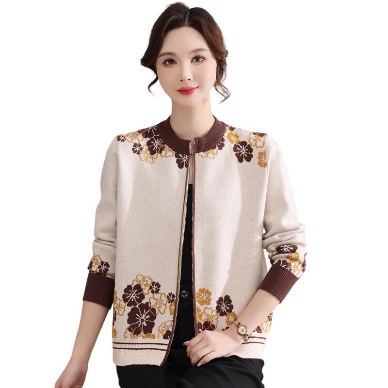 YUZHAOLIN Women's Round Neck Knit Cardigan Top