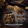 Layered Feather Costume Ensemble with Elastic Waist Skirt Feathered for Halloween Costumes,