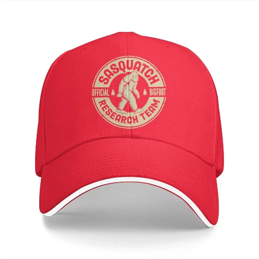 Pure Color Dad Hats Research Team Vintage Women's Hat Sun Visor Caps Bigfoot Sasquatch Peaked Cap