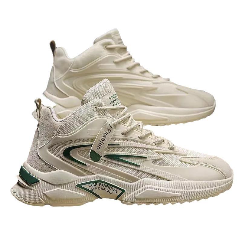 New dad shoes fly-woven breathable men's sports shoes outdoor travel shoes mesh fashion running shoes men