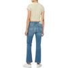 Calvin Klein Jeans Letter Pattern Solid Color Short Sleeve T-Shirt Women Tops Green J221171-LFU