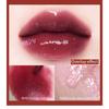 VIBELY Young Girl Fantasy Transparenter Spiegel Wässrige Lippenglasur Feiner Glitzer Perlmutt-Lipgloss Antihaft-Lipgloss-Grundierung