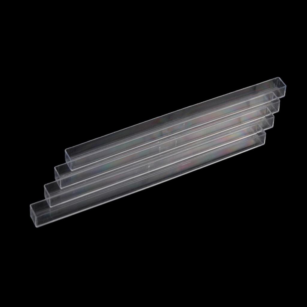 30mm Transparent Mini Mahjong Tile Racks with Card Slots for Travel