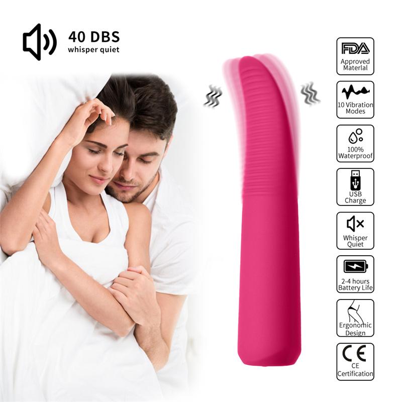 Vibrator Female Sex Toy Masturbator Honey Bean Clit Stimulation Artifact Cunnilingus Female G-spot Tongue Licking Silent
