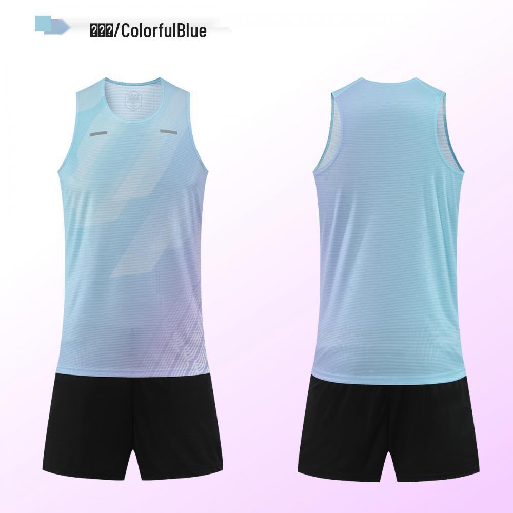 Set Sportivo di Atletica Leggera: Gilet da Fitness da Uomo e Abbigliamento da Maratona da Donna