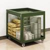 Jingruida Military Green Mobile Wire Mesh Storage Pallet