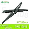 Rear Wiper Blade For Dacia Sandero 11"/280mm Car Windshield Windscreen Rubber 2018 2017 2016 2015 2014 2013