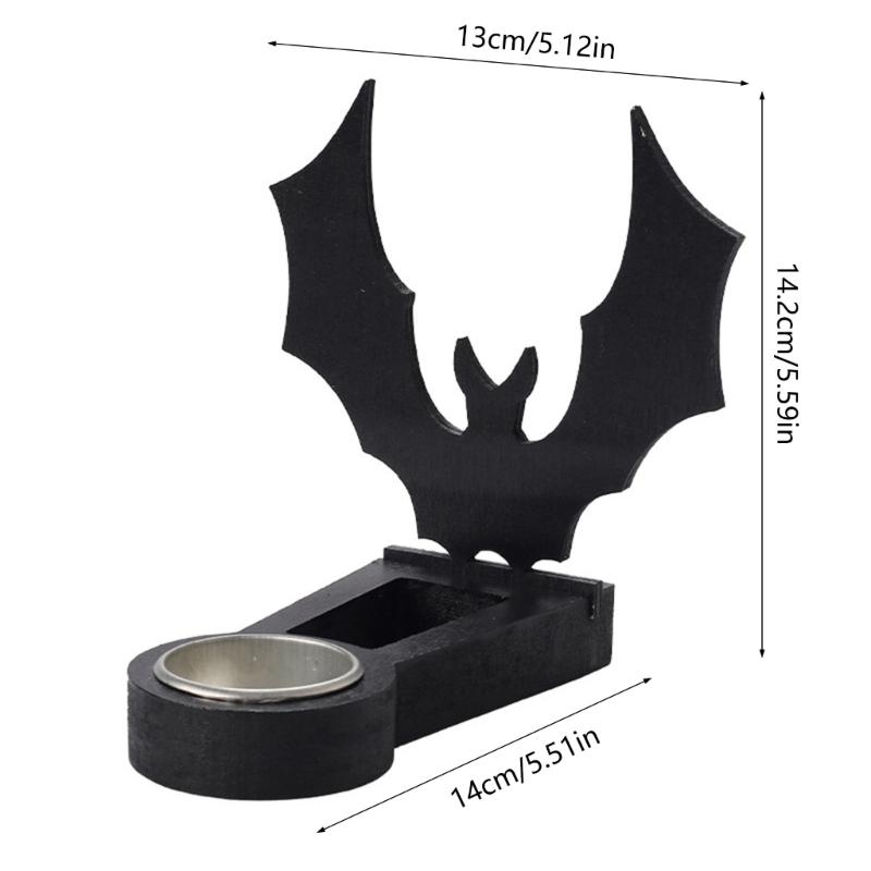 Funny Shadows Stand Wrought Iron Halloween Table Candlestick Decoration Home Ornament Candlelights Dinner Candle Holder